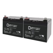 Mighty Max 2 Pack - 12V 35AH SLA Battery for Medical Mobility Scooter Wheelchair picture