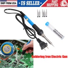 Soldering Iron Electric Gun Adjustable Temperature 60W Welding Solder Wire Kit picture