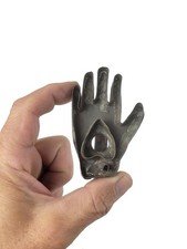 Antique 19thC Small Heart-In-Hand Cookie Cutter Folk Art Primitive Miniature picture
