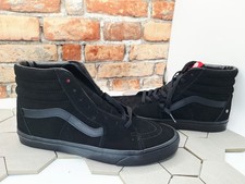 Vans SK8 HI Triple Black  Shoes Skate Bmx Sneakers Men Sz 12 NEW Classic  picture