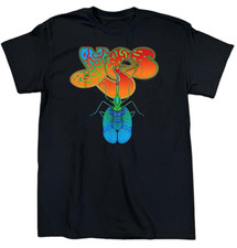 New Rare Yes Band Album T Shirt All Size Cotton Black JU152 picture