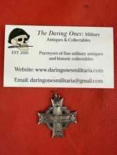WW2 Canadian Memorial Cross Named KIA Sterling Silver picture