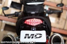 fit 09-14 Ducati Monster 696 796 1100 SEQUENTIAL Signal LED Tail Light SMOKE picture