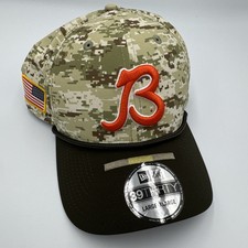 Chicago Bears Salute To Service 39Thirty Alternative Logo Hat L/XL Brand New picture