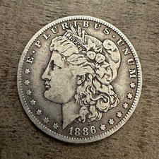 1886-O Morgan Silver Dollar - New Orleans Mint - Circulated - See Photos picture