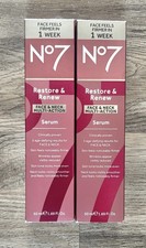 No7 Restore & Renew Face Serum 1.69 fl oz Anti-Aging Skincare 2Pk picture