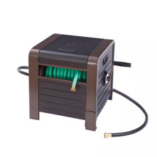 200 Ft. Bronze Steel Elegant Hose Box Garden Hose Reel picture