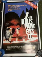 The Hills Have Eyes 2 Original HBO Home Movie VHS Poster Wes Craven 27x41 1985 picture