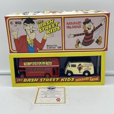 Corgi “The Bash Street Kids” Double Decker AEC Bus & Morris J Van, NIB, 1990, # picture