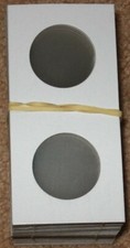 100 Lighthouse 30mm Small Sacagawea Dollar 2x2 Paper Coin Flips 2 x 2 holders picture