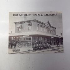 Vintage 1985 Middletown NY Centennial Calendar Local History Photos picture