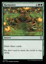 Harmonize 0120 Non Foil Uncommon Bloomburrow Commander MTG NM picture