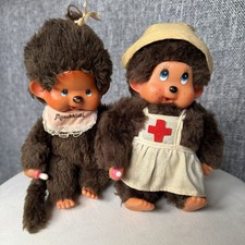 Sekiguchi Monchhichi Vintage 1970/80s Plush Blue Eyed dolls picture