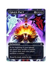 MTG - Grave Pact - Black - Enchantment - Borderless Alt Art - ATLA -Korra picture