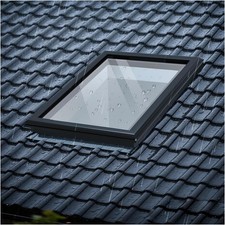 OXBZKMY 23.6in Tempered Glass Skylight Roof Hatch for Flat/Sloped Roof Window picture