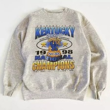 Vintage 1998 University of Kentucky Wildcats Graphic Sweatshirt Men Women picture
