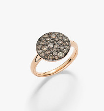 Beautiful Pomellato Nudo Sabbia VVS1 Moissanite Ring,925 Sterling Silver Ring picture