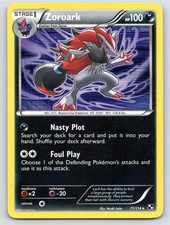 2011 POKEMON BLACK & WHITE ZOROARK 71/114 HOLO R NM A99287 FREE S&H picture