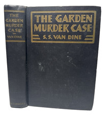 The Garden Murder Case SS Van Dine 1935 FIRST ED Antique Murder Mystery Book picture