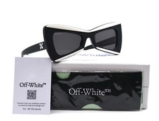 OFF-WHITE 0ER1070 BLACK /WHITE GREY WOMEN'S AUTHENTIC SUNGLASSES picture