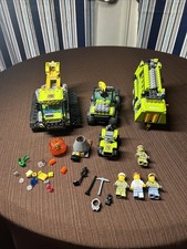 LEGO City 60124 Volcano Exploration Base Nearly Complete Retired Minifigures picture