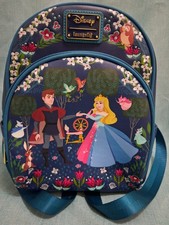 Loungefly Disney Sleeping Beauty Princess Scenes Mini Backpack NWT picture