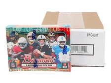 PYT #1221 - 6x 2026 Bowman Football Breakers Boxes (Full Case) picture