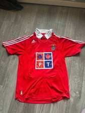 Y2K Adidas SL Benfica 2006 2007 Home Soccer Jersey PT Portugal Vintage Red Shirt picture