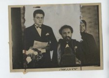 1936  VINTAGE PHOTO HAILE SALESSIE ETHIOPIA BROADCAST U.S.A. DUKE MAKOHNEN picture