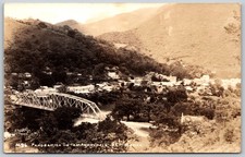 1925-1942 RPPC Panoramic Tamazunchale SLP Mexico Unposted VINTAGE Postcard 9483 picture