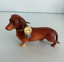 Vintage Porcelain Dachshund Figurine with Collar Marked CB74c (?) Napco Made in  picture