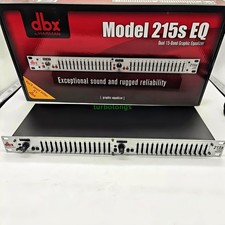 dbx 215S 215 Dual 15-Band Graphic Equalizer Stereo EQ Rack Mount Pro Audio NEW picture