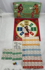 1962 Lippy the Lion Flips Game by Transogram Unpunched New Old Stock  picture