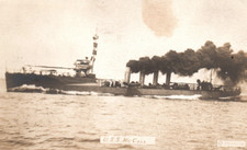 RPPC WWI USS Mccall Navy Destroyer Real Photo Postcard picture