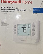 Honeywell RTH20B X2P Single Stage Programmable Thermostat Heat/Cool 5-2 Day 🥵 picture