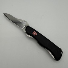 Victorinox Sentinel Clip 111mm Swiss Army Folding Pocket Knife Black Z1 picture