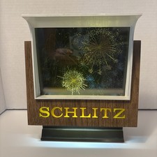 VINTAGE 1967 SCHLITZ BEER GALAXY STARBURST FIREWORKS CASH REGISTER SIGN picture