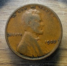 1923-P Lincoln Wheat Cent - Actual Coin Shown -  & Tracking INV#118 picture