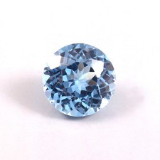 AAA 5.40 Ct Natural Striking Santa Maria Blue Aquamarine Loose Round Gemstone picture