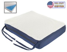 Premium Gel Memory Foam Seat Cushion Pad For Chair, Car, Wheelchair & More - TV picture