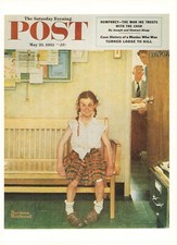 1953 MAY 23 Principles Office NORMAN ROCKWELL SATURDAY EVENING POST COVER PRINT picture
