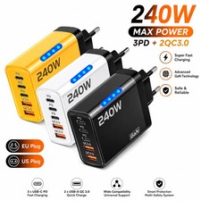 240W Fast Charging USB Type C US Wall Charger For Samsung iPhone Android Phone picture