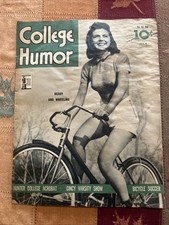 Vintage College Humor magazine -July 1942 Ww2 Era Magazine picture