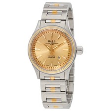 Ball Fireman Automatic Stainless Steel with 18kt Yellow Gold Ladies Watch picture