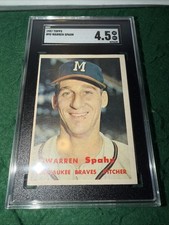 1957 Topps Warren Spahn SGC 4.5 picture