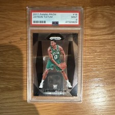 2017 Panini Prizm Jayson Tatum #16 Boston Celtics RC PSA 9 2017-18 Basketball picture