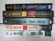 Lot of 5 C. J. Box -Joe Pickett-Paperback  Books- Mystery/Action picture