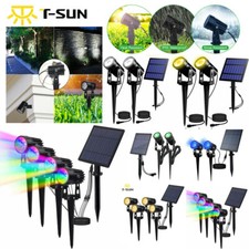 Solar Landscape Spotlights LED Outdoor Garden Lights Pathway Lawn Light For Tree picture