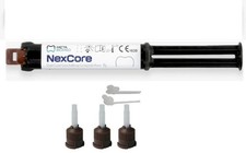 Dental Meta NEXCORE Dual Cured Core Build-up Composite Resin 9gm Automix Syr picture