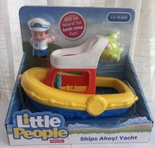 Fisher Price Little People Mattel Ships Ahoy Yacht, Captain New Old Stock 2015 picture